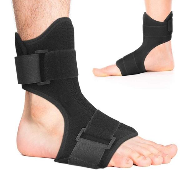 

ankle support 1pcs strap brace bandage foot guard protector adjustable sprain orthosis stabilizer plantar fasciitis wrap, Blue;black