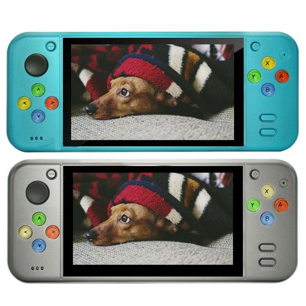 

q50 handheld game console 5.1 inch portable 8gb memory built-in 10000 games