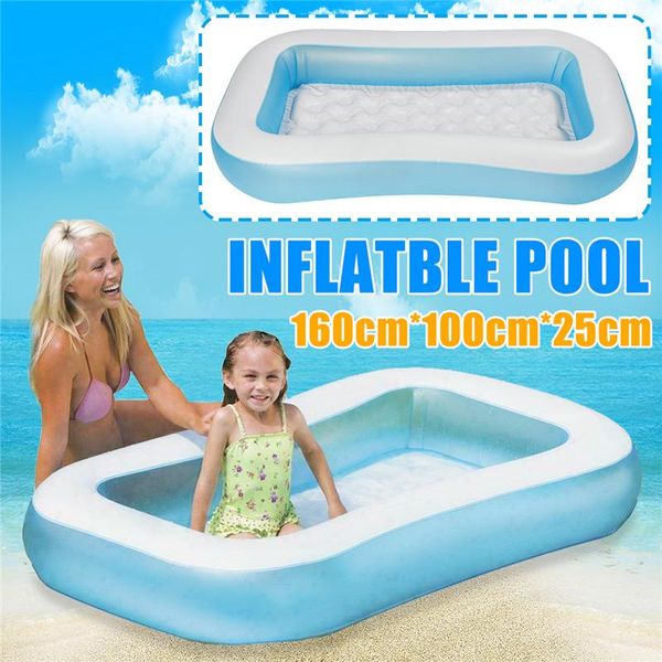 

pool & accessories 160x100x25cm inflatable swimming children's home use paddling large size summer kids water party