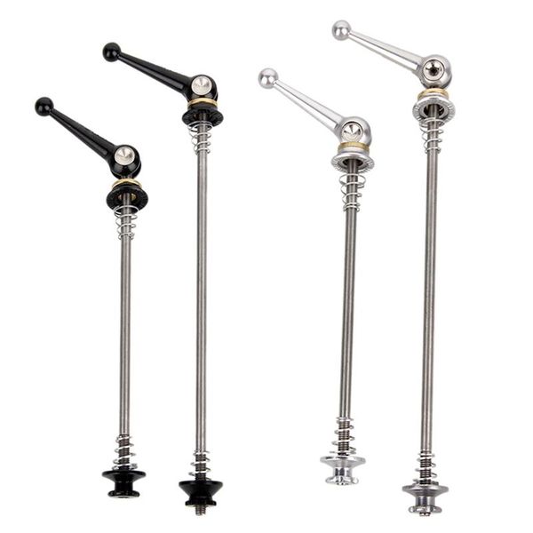 

tools bicycle skewers 2pair ultralight titanium quick release hub for mtb road bike,black & silver