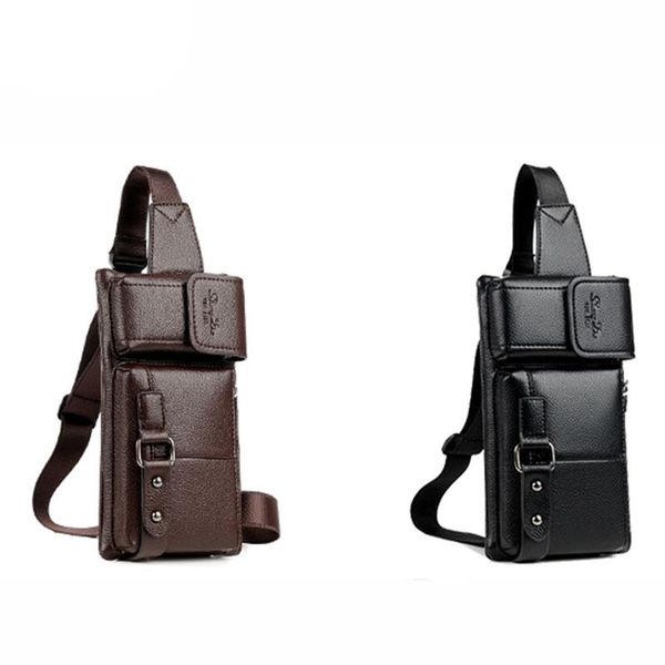 

waist bags bag men fanny genuine leather fashion pack sport sleeve mobile belt waterproof backpack leg mens messenger