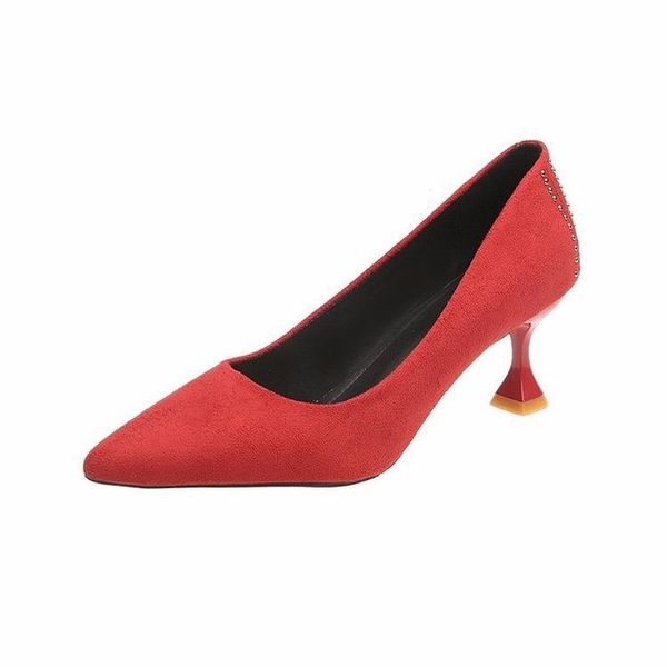 

dress shoes women cute black comfortable slip on office high heel lady casual sweet blue pumps rivet