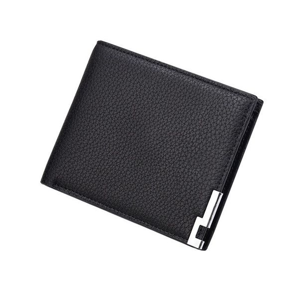 

wallets short mini small wallet men leather business card holder billetera hombre purse for 40, Red;black
