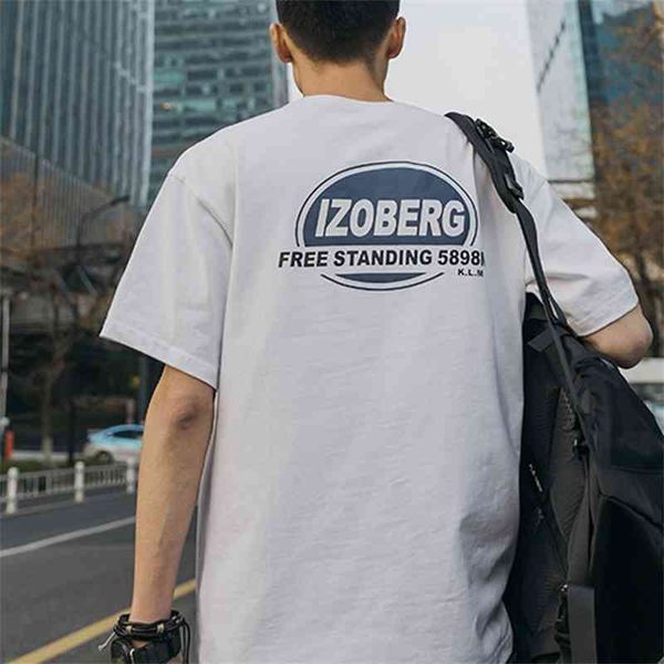

100% cotton simple t-shirt 2021 summer short men's loose half sleeve fashion, White;black