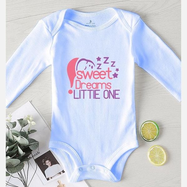 

jumpsuits jumpsuit kids autumn born baby girl clothes printing sweet dream bodysuit for babies toddler winter costume boy clothing, Blue