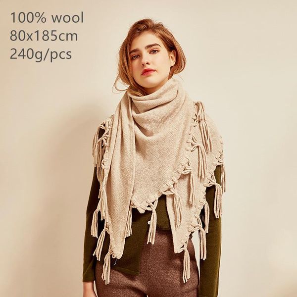 

scarves naizaiga 2021 fine wool tassel hanging ear warm cloak autumn ladies big thicken shawl , sn246, Blue;gray