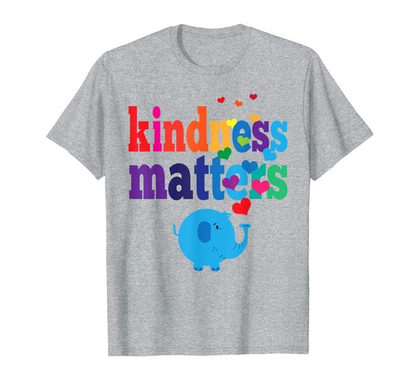 

kindness matters t-shirt choose to be kind anti bullying, White;black