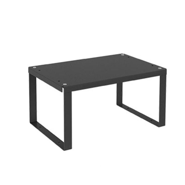 

hooks & rails k3na minimalist black metal cabinet shelf organizers stackable counter shelves for kitchen office study bedroom expandable and