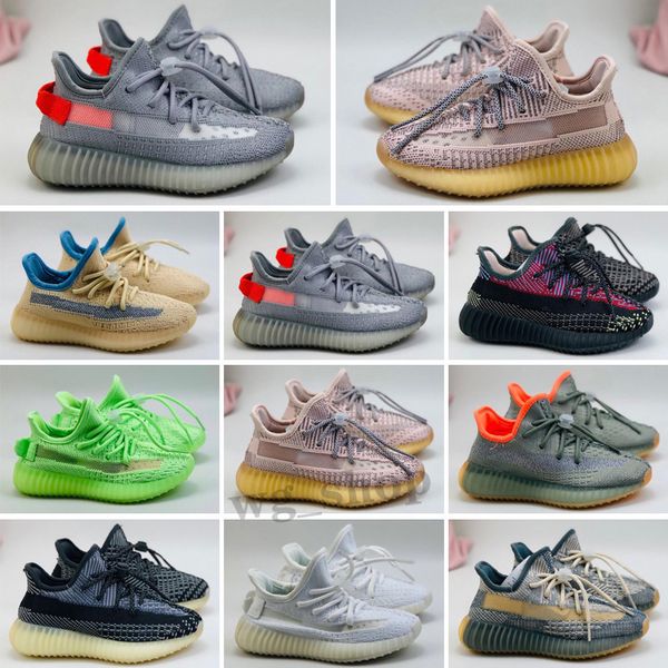 

kids running shoes boys girls yellow core black children sports trainers sneakers baby for birthday gift