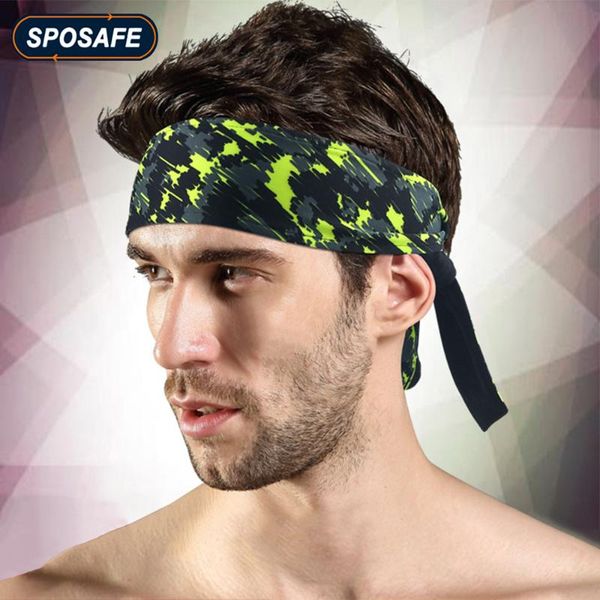 

sweatband sports sweat headbands non-slip breathable head band for exercise yoga gym running jogging cycling basketball football tennis, Yellow;black