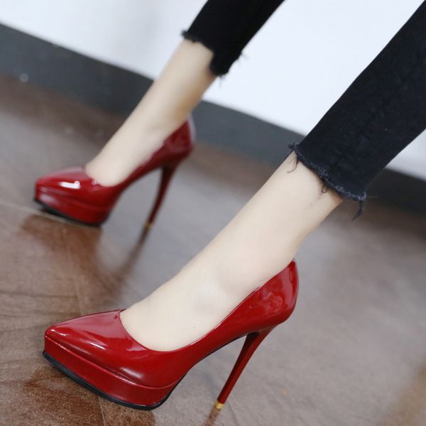 

women bride platform woman wedding dress stilettos black ladies heels high pink girl shoes red ewaf