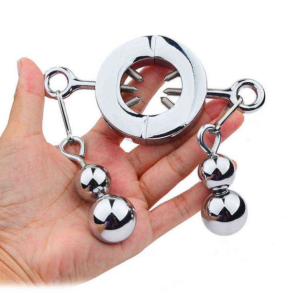 NxyCockrings Pênis Scrotal Anel Pendurado Pingente de Estiramento Físico com Espinhos Pendurado Bola de Peso Exercício Estimulando Brinquedos 1124