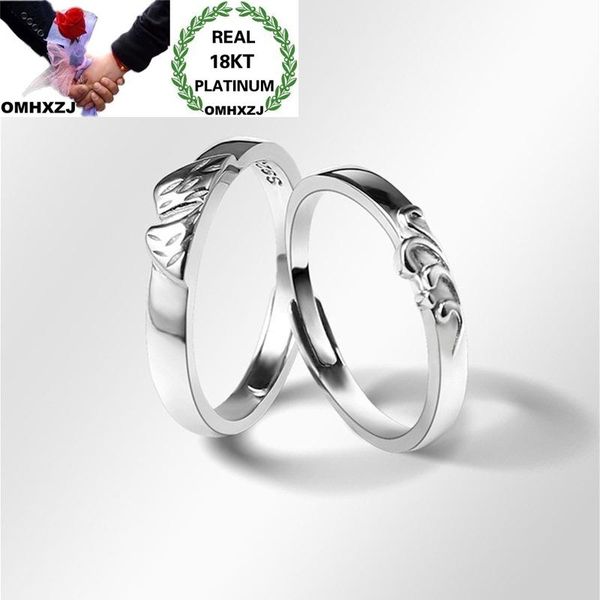 

cluster rings omhxzj wholesale european fashion jewelry lovers couple party birthday wedding gift mountain swear 18kt white gold ring rr904, Golden;silver