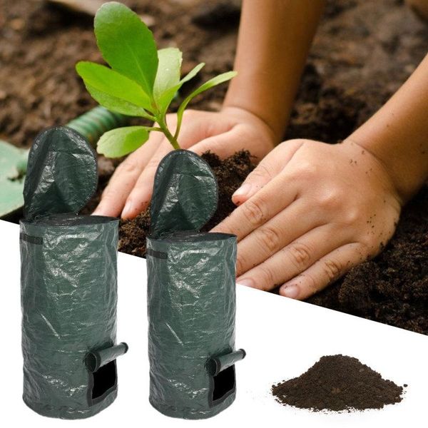 

planters & pots potslife organic waste kitchen garden yard compost bag environmental pe cloth planter disposal