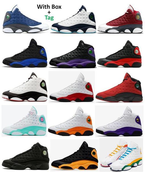 

13s red flint blue obsidian court purple basketball shoes men 13 hyper royal he got game lakers rivals starfish aurora green playground snea
