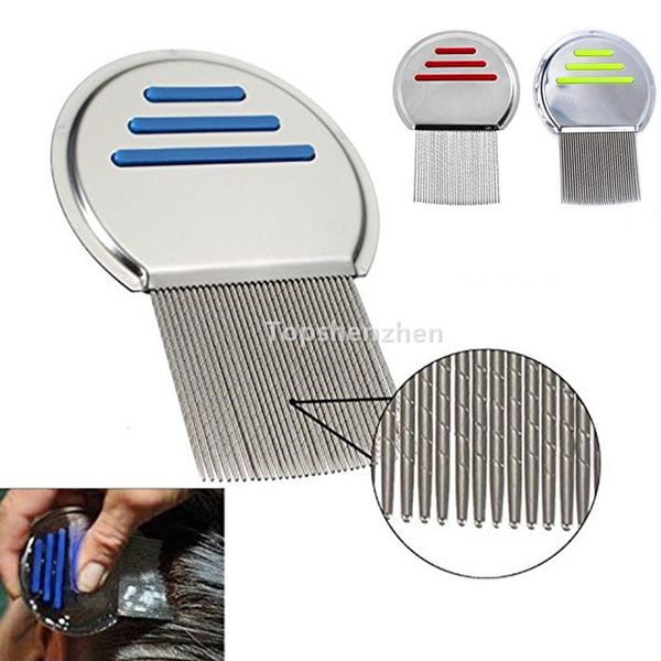 

dog grooming terminator lice comb professional stainless steel louse effectively get rid for head lices treatment hair removes nits 3 colors