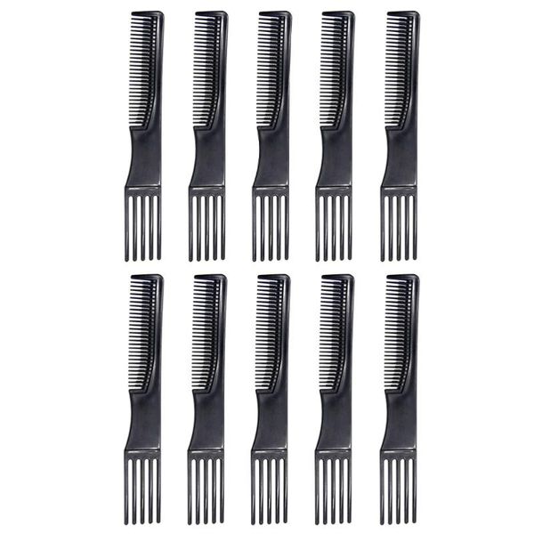 

hair brushes 10pcs multifunction comb smooth pick combs styling tool, Silver