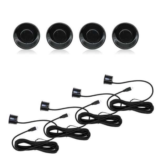 

car rear view cameras& parking sensors sensor kit led display 4 backlight reverse backup radar monitor system 12v
