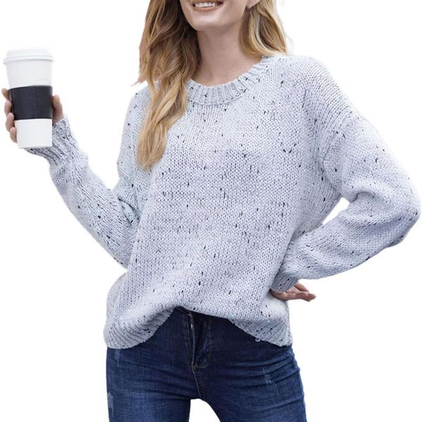 

autumn winter fashion loose long sleeve o-neck pullover clothing new style women and knitted sweater sweaters clothes, White;black