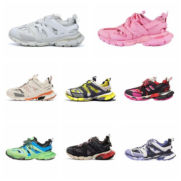 

2021 release 3 tess woman gomma maille black casual men triple s clunky sneaker balencaiga shoes est authentic fashion dad basketball shoe s