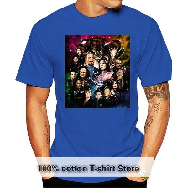 

men's t-shirts camiseta de babylon 5, White;black