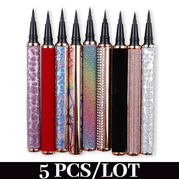 

false eyelashes tdance 5pcs/lot magnetic black liquid eyeliner long lasting self-adhesive pencil glue-easy to wear for tools