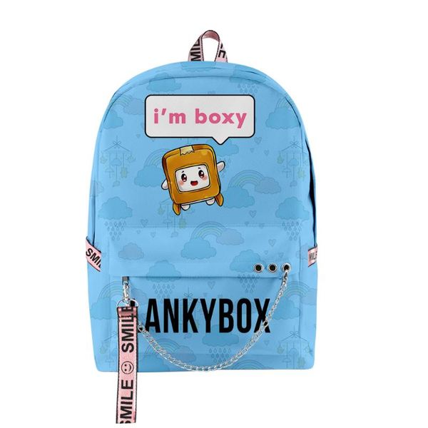 

backpack children 2021 lankybox boys girls fabric oxford high capacity hip hop child school bag travel