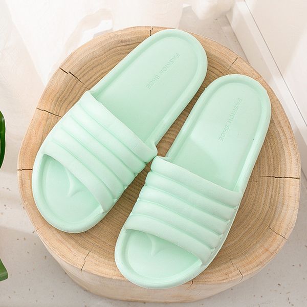 

slippers home 2021 bathroom slippers women summer non-slip indoor couple cool slide cute eva house slippers for women, Black