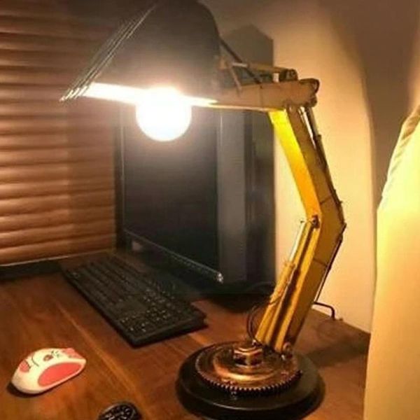 

table lamps retro excavator lamp steampunk bedroom decoration home e27 bulb lantern v9l2