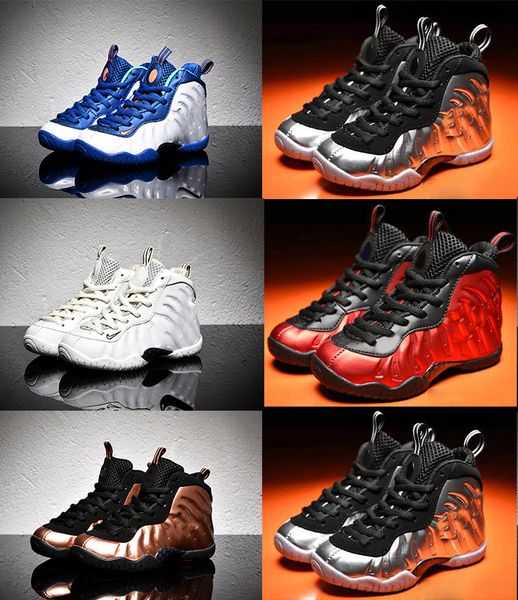 

online kids penny hardaway galaxy one 1 boys basketball shoes olympic sneakers training sports balck red, Black