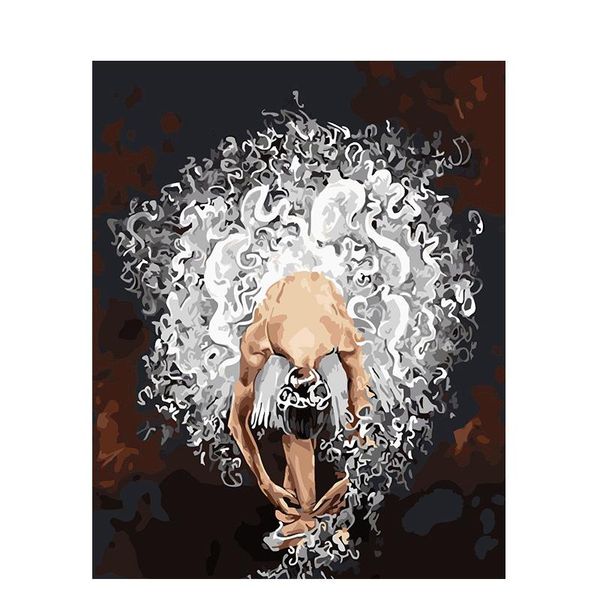 

paintings gatyztory diy handpainted oil painting paint by numbers for adults children ballet picture colouring custom po unique gift