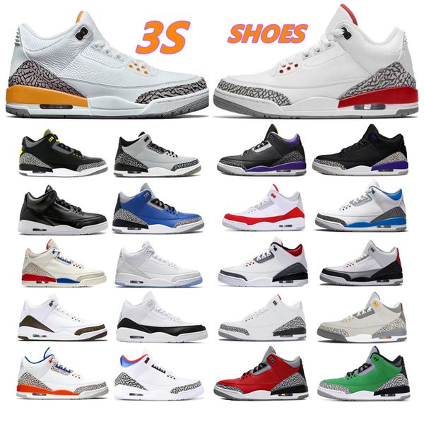 

2022 the latest 3 3s basketball shoes mint foam cactus university blue electric green bordeaux paris hare unc infrared white men women sport