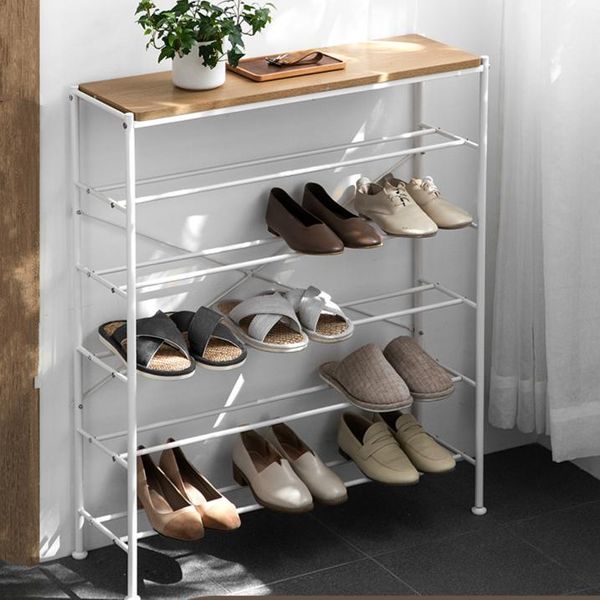 

panic buying metal shoe rack multi-layers shoes organizers on ground storage cabinet