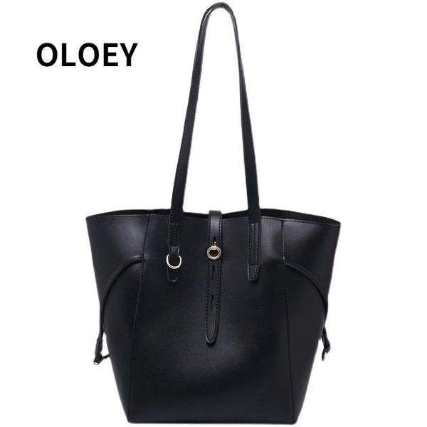 

evening bags oloey women's large-capacity autumn and winter shoulder fashion tote bucket crossbody for women