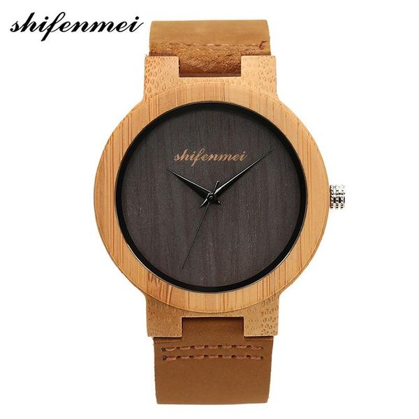 

wristwatches shifenmei s2144 antique fashion simple quartz men watch women leather boys watches erkek bracelet wristband, Slivery;brown