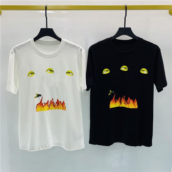 

2021ss designers mens womens t shirts for man paris fashion t-shirt tees street short sleeve luxurys tshirts asian m-xxl, White;black