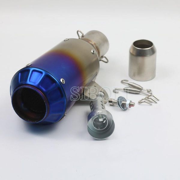 

motorcycle exhaust system universal db killer gp scooter gy6 pipe muffler ak018