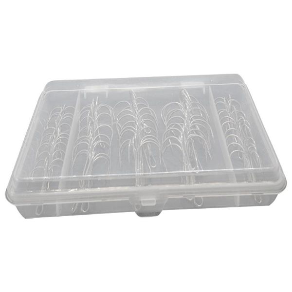 

three sets of hooks 1/0 2/0 3/0 4/0 5/0 50 pieces / box of three-claw hook luya fishing hook fishing tackle