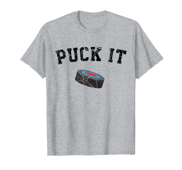 

puck it t-shirt, White;black