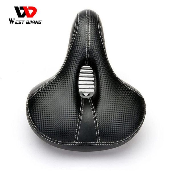 

bike saddles west biking wide bicycle seat saddle bicicleta cycling mtb cushion asiento sponge soft