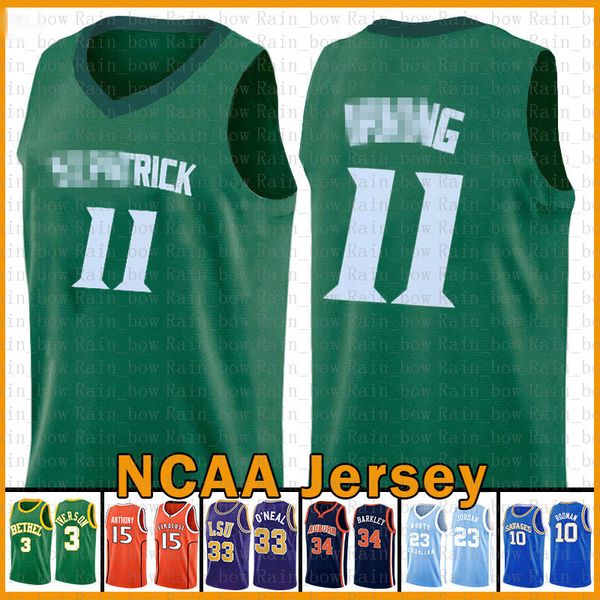 

patrick high school kyrie ncaa 11 dwyane 3 wade irving lebron 23 james basketball jersey stephen 30 curry kawhi 15 leonard larry 33 bird, Black