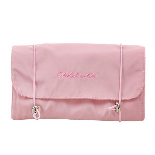 

cosmetic bags & cases women bag travel organizer foldable waterproof wash portable rolling makeup multifunctional toiletry pouch