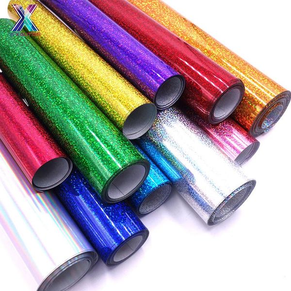 

window stickers xfx htv 1 sheet 10"x20"in/25x50cm beautiful colors glitter heat transfer press cutting plotter iron on film