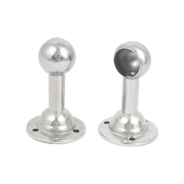 

bathroom storage & organization promotion 19 mm dia. closet bar tube end support socket 2pcs rail cabinet articulation head