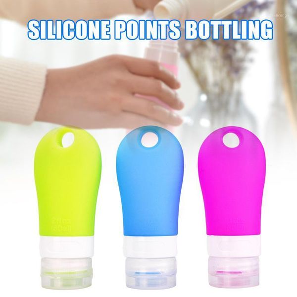

silicone travel bottles leak proof squeezable refillable shampoo lotion soap liquids containers accessories ldo99