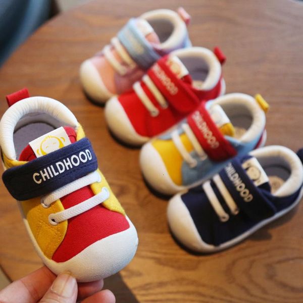 

first walkers baby toddler shoes spring and autumn indoor boys canvas soft bottom breathable girls