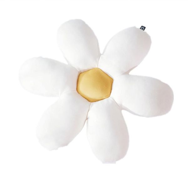 

pillow ins wind six petal flower small daisy simple sofa cushion waist girl heart po props nordic