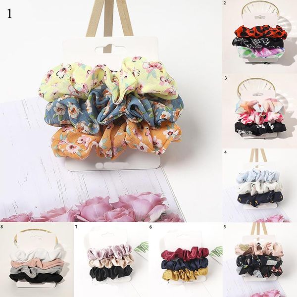 

hair accessories women scrunchie elastic bands korea velvet hairbands solid headwear ponytail holder girls set