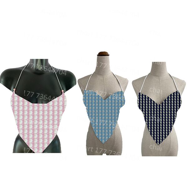 

letters jacquard camisole womnes charming sling tanks vests beach pool spa camis for women, White