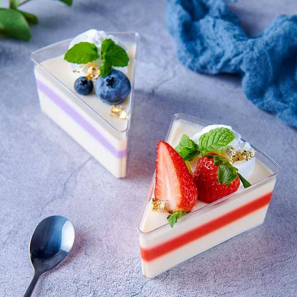 

disposable cups & straws 25pcs net red mousse pudding tiramisu cake cup 160ml transparent hard plastic wedding birthday party pastry dessert